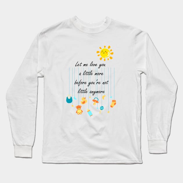 baby Long Sleeve T-Shirt by ART&LINES